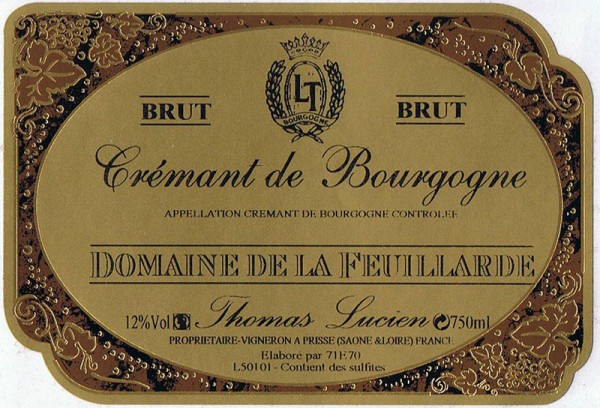 Crémant de Bourgogne Domaine de la Feuillarde