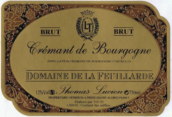 Crémant de Bourgogne Domaine de la Feuillarde